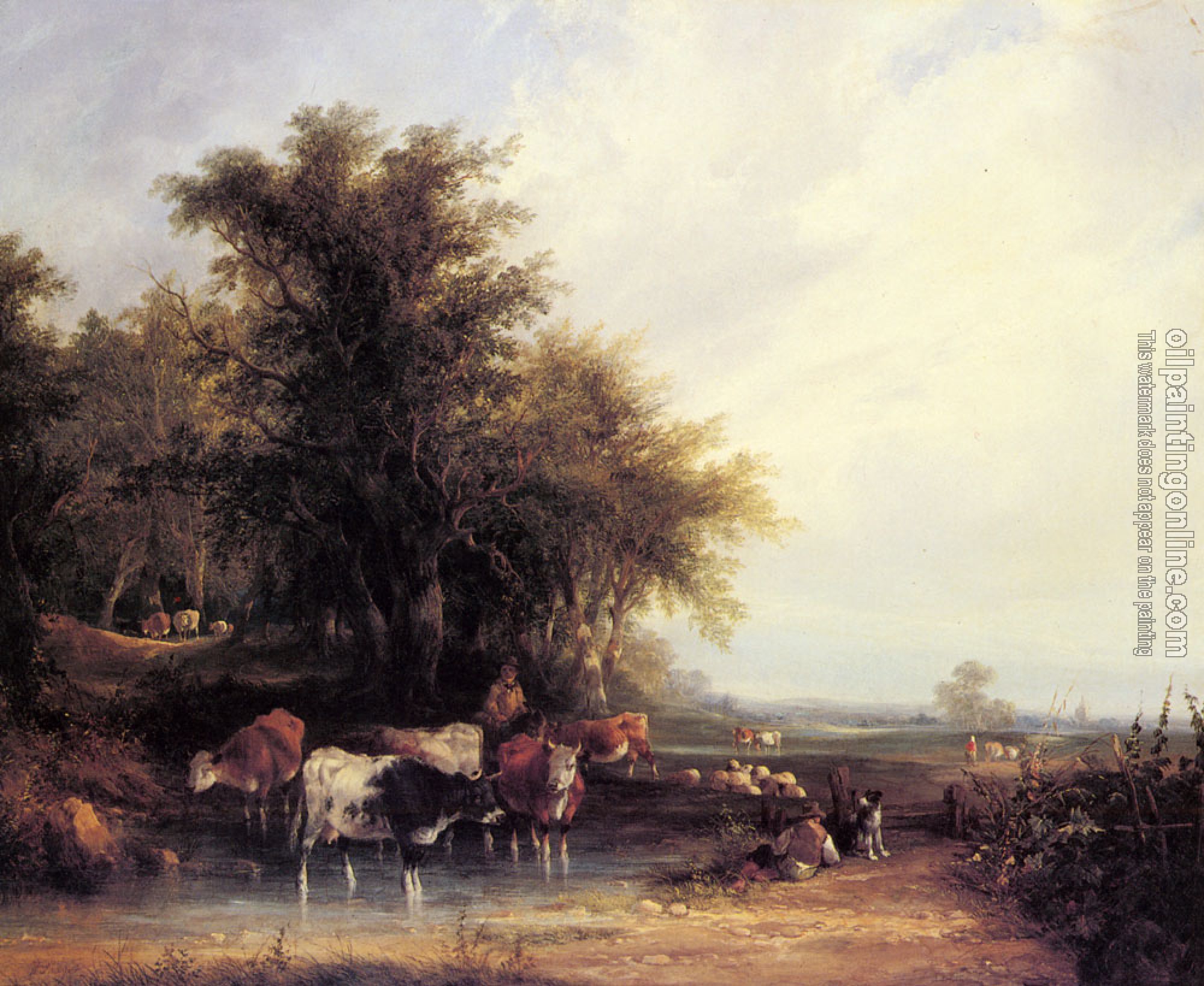William Shayer, Snr - Near The New Forest